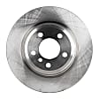 2-Wheel Set Rear Brake Disc and Pad Kit, Plain Surface 5 Lugs 330 mm Organic Pro-Line Series, Includes (2) Brake Disc and (1) Brake Pad Set
