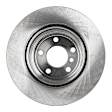 2-Wheel Set Rear Brake Disc and Pad Kit, Plain Surface 5 Lugs 330 mm Organic Pro-Line Series, Includes (2) Brake Disc and (1) Brake Pad Set