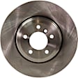 2009 BMW 535i - 2-Wheel Set Rear Brake Disc and Pad Kit, Natural Finish, Plain Surface, 5 Lugs, 344.93 mm, Organic, 3.0L 6Cyl, Pro-Line Series Includes (2) Brake Disc and (1) Brake Pad Set