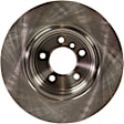 2009 BMW 535i - 2-Wheel Set Rear Brake Disc and Pad Kit, Natural Finish, Plain Surface, 5 Lugs, 344.93 mm, Organic, 3.0L 6Cyl, Pro-Line Series Includes (2) Brake Disc and (1) Brake Pad Set