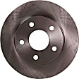 2-Wheel Set Rear Brake Disc and Pad Kit, Plain Surface 5 Lugs 270 mm Ceramic Pro-Line Series, Includes (1) Brake Pad Set and (2) Brake Disc