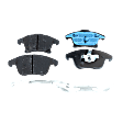 4-Piece Kit Front Brake Disc and Pad Kit, Plain Surface, 5 Lugs, Ceramic, 316 mm Outside Diameter, Pro-Line Series
