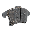 4-Piece Kit Front Brake Disc and Pad Kit, Plain Surface, 5 Lugs, Ceramic, 316 mm Outside Diameter, Pro-Line Series