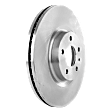4-Piece Kit Front Brake Disc and Pad Kit, Plain Surface, 5 Lugs, Ceramic, 316 mm Outside Diameter, Pro-Line Series