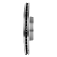 4-Piece Kit Front Brake Disc and Pad Kit, Plain Surface, 5 Lugs, Ceramic, 316 mm Outside Diameter, Pro-Line Series