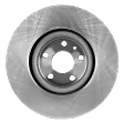 4-Piece Kit Front Brake Disc and Pad Kit, Plain Surface, 5 Lugs, Ceramic, 316 mm Outside Diameter, Pro-Line Series
