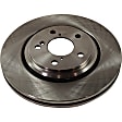 2-Wheel Set Front Brake Disc and Pad Kit, Plain Surface 5 Lugs 320.04 mm Ceramic Pro-Line Series, Includes (1) Brake Pad Set and (2) Brake Disc