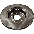 2-Wheel Set Front Brake Disc and Pad Kit, Plain Surface 5 Lugs 320.04 mm Ceramic Pro-Line Series, Includes (1) Brake Pad Set and (2) Brake Disc