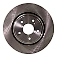 2-Wheel Set Front Brake Disc and Pad Kit, Plain Surface 5 Lugs 320.04 mm Ceramic Pro-Line Series, Includes (1) Brake Pad Set and (2) Brake Disc