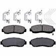 2-Wheel Set Front Brake Disc and Pad Kit, Plain Surface 5 Lugs 320.04 mm Ceramic Pro-Line Series, Includes (1) Brake Pad Set and (2) Brake Disc