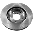 2012 Hyundai Elantra - 2-Wheel Set Front Brake Disc and Pad Kit, Plain Surface, 5 Lugs, 279.91 mm, Ceramic, 1.8L 4Cyl, Pro-Line Series Includes (2) Disc and (1) Pad Set