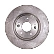 2019 Hyundai Veloster - 2-Wheel Set Front Brake Disc and Pad Kit, Plain Surface, 5 Lugs, 305.05 mm, Ceramic, 305mm  Disc, 1.6L 4Cyl, Pro-Line Series  Includes (2) Disc and (1) Pad Set