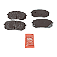 2019 Hyundai Veloster - 2-Wheel Set Front Brake Disc and Pad Kit, Plain Surface, 5 Lugs, 305.05 mm, Ceramic, 305mm  Disc, 1.6L 4Cyl, Pro-Line Series  Includes (2) Disc and (1) Pad Set