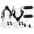 8-Piece Kit Front Suspension Kit, Includes (2) Ball Joint, (2) Control Arm, (2) Steering Rack Boot, and (2) Sway Bar Link