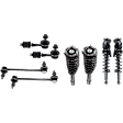 8-Piece Kit Suspension Kit, Includes (4) Sway Bar Link and (4) Shock Absorber and Strut Assembly