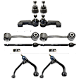 10-Piece Kit Front Suspension Kit, Includes (2) Ball Joint, (2) Control Arm, (2) Sway Bar Link, and (4) Tie Rod End