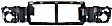 2005 Ford Excursion - 3-Piece Kit Driver and Passenger Side Halogen Headlight, With bulb(s), OE Replacement,  Includes (1) Header Panel and (2) Headlight