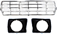 3-Piece Kit, Grille Chrome, Includes (1) Grille and (2) Headlight Door