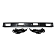 3-Piece Kit, Front Bumper, Painted Black, Includes (1) Bumper and (2) Bumper Bracket