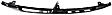 2-Piece Kit Front Bumper Reinforcement, For Models With Plastic Bumper, Steel, Includes (1) Bumper Reinforcement and (1) Bumper Retainer