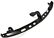 2-Piece Kit Front Bumper Reinforcement, For Models With Plastic Bumper, Steel, Includes (1) Bumper Reinforcement and (1) Bumper Retainer