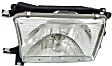 2000 Toyota 4Runner - 2-Piece Kit Driver Side Halogen Headlight, With bulb(s), OE Replacement,  Includes (1) Corner Light and (1) Headlight