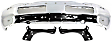 1997-2002 Dodge Ram 2500 - 3-Piece Kit, Front Bumper, Chrome, Includes (1) Bumper and (2) Bumper Bracket