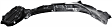 1989-1995 Toyota Pickup - 2-Piece Kit, Front, Driver Side Fender, Includes (1) Fender and (1) Fender Liner