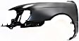 2-Piece Kit, Front, Driver Side Fender, Sedan or Wagon, USA Built Vehicles, Includes (1) Fender and (1) Fender Liner