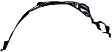 1995 Toyota Tacoma - 2-Piece Kit Front, Driver Side Fender, RWD, Without Pre-Runner Model, Includes (1) Fender and (1) Fender Liner