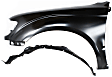 2-Piece Kit, Front, Driver Side Fender, 4WD, Includes (1) Fender and (1) Fender Liner