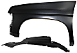 1993 Nissan D21 - 2-Piece Kit Front, Driver Side Fender, Includes (1) Fender and (1) Fender Liner