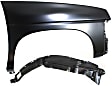 2-Piece Kit, Front, Passenger Side Fender, Includes (1) Fender and (1) Fender Liner