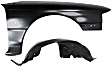 2-Piece Kit, Front, Passenger Side Fender, Includes (1) Fender and (1) Fender Liner