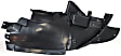1999-2005 Pontiac Grand Am - 2-Piece Kit, Front, Driver Side Fender, Sedan, Includes (1) Fender and (1) Fender Liner