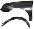 2004 Chevrolet Malibu - 2-Piece Kit Front, Driver Side Fender, Includes (1) Fender and (1) Fender Liner