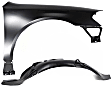 2-Piece Kit, Front, Passenger Side Fender, Includes (1) Fender and (1) Fender Liner