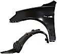 2-Piece Kit, Front, Driver Side Fender, Includes (1) Fender and (1) Fender Liner