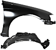 2-Piece Kit, Front, Passenger Side Fender, Includes (1) Fender and (1) Fender Liner