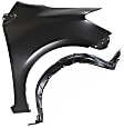 2-Piece Kit, Front, Passenger Side Fender, Includes (1) Fender and (1) Fender Liner