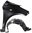 2-Piece Kit, Front, Passenger Side Fender, Includes (1) Fender and (1) Fender Liner