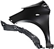 2-Piece Kit, Front, Driver Side Fender, Includes (1) Fender and (1) Fender Liner