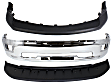 2009-2010 Dodge Ram 1500 - 3-Piece Kit, Front, Upper Textured Bumper Cover, For Models Without Sport Package, Includes (1) Bumper, (1) Bumper Cover, and (1) Valance
