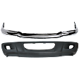 2-Piece Kit, Front Bumper, RWD, Chrome, Includes (1) Bumper and (1) Valance