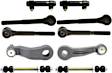 10-Piece Kit Idler Arm, Front, Non-Greasable, Includes (1) Idler Arm, (1) Pitman Arm, (2) Sway Bar Link, (2) Tie Rod Adjusting Sleeve, and (4) Tie Rod End