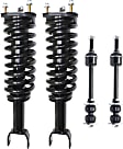 4-Piece Kit Front, Driver and Passenger Side Suspension Kit, Includes (2) Sway Bar Link and (2) Shock Absorber and Strut Assembly