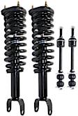 4-Piece Kit Front, Driver and Passenger Side Suspension Kit, Includes (2) Sway Bar Link and (2) Shock Absorber and Strut Assembly