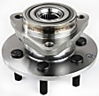 2-Wheel Set Front Wheel Hub, 6 Lugs, With Bearing, 4WD, Includes (2) Control Arm, (4) Tie Rod End and (2) Wheel Hub
