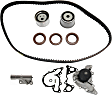 3-Piece Kit Timing Belt Kit, Water Pump Included, Includes (1) Timing Belt Kit, (1) Water Pump and (1) Hydraulic Timing Belt Actuator