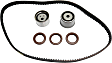 3-Piece Kit Timing Belt Kit, Water Pump Included, Includes (1) Timing Belt Kit, (1) Water Pump and (1) Hydraulic Timing Belt Actuator